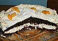 Schoko - Mandarinen - Torte mit Baiser