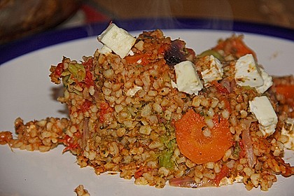 Gem&uuml;se - Bulgur - Auflauf 1