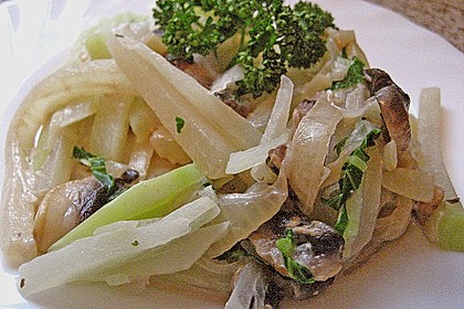 Chrissis Kohlrabi - Champignon - Pfanne