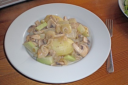 Chrissis Kohlrabi - Champignon - Pfanne 9