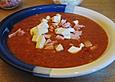 Leckere Tomaten - K&auml;se - Suppe