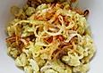 Allg&auml;uer K&auml;sesp&auml;tzle mit Zwiebeln