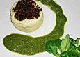 Topinamburflan mit Rapunzel - Sauce