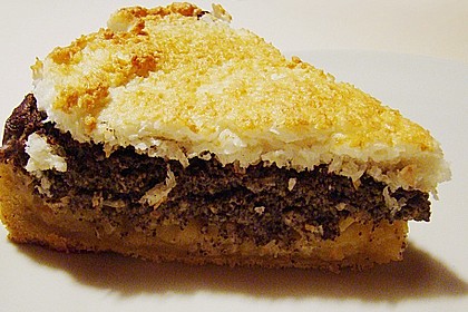 Birnen - Mohnkuchen mit Kokosbaiserhaube 5