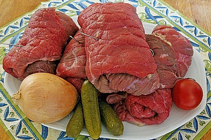Rindsrouladen in Buttermilch