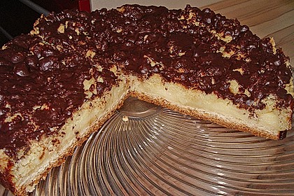 Streuselkuchen mit Pudding