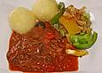 Gebratener bunter Paprika