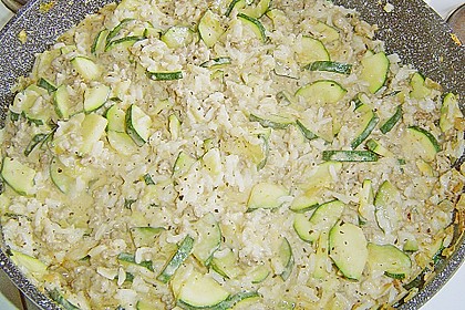 Zucchini - Reis - Pfanne
