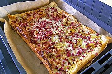 Superschneller Flammkuchen