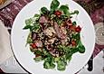 Entenbrust mit Balsamicojus an Feldsalat