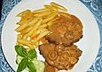 Rahmschnitzel mit Champignons