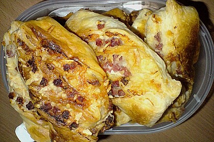 Bl&auml;tterteig - Schinken - K&auml;se - Stangen 6