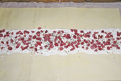 Bl&auml;tterteig - Schinken - K&auml;se - Stangen 7