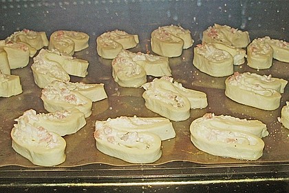 Bl&auml;tterteig - Schinken - K&auml;se - Stangen 15
