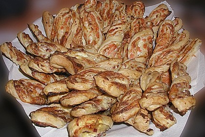Bl&auml;tterteig - Schinken - K&auml;se - Stangen 19