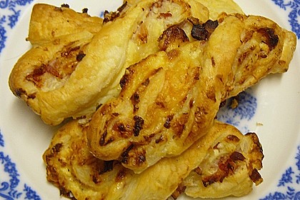 Bl&auml;tterteig - Schinken - K&auml;se - Stangen 29
