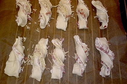 Bl&auml;tterteig - Schinken - K&auml;se - Stangen 33