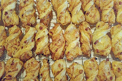 Bl&auml;tterteig - Schinken - K&auml;se - Stangen 36