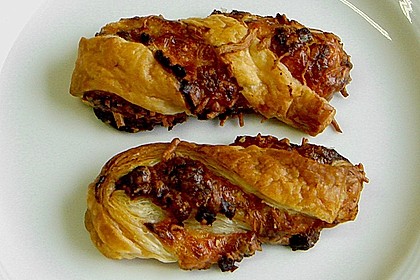 Bl&auml;tterteig - Schinken - K&auml;se - Stangen 42