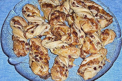 Bl&auml;tterteig - Schinken - K&auml;se - Stangen 43