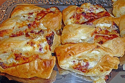 Bl&auml;tterteig - Schinken - K&auml;se - Stangen 46