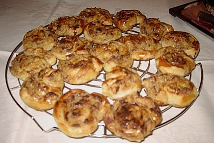 Bl&auml;tterteig - Schinken - K&auml;se - Stangen 60
