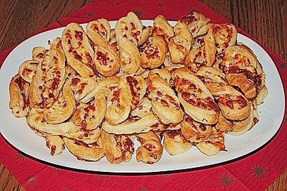 Bl&auml;tterteig - Schinken - K&auml;se - Stangen 62