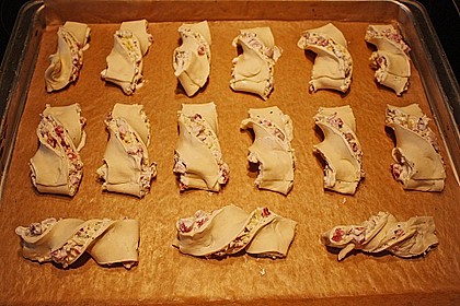 Bl&auml;tterteig - Schinken - K&auml;se - Stangen 68