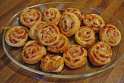 Bl&auml;tterteig - Schinken - K&auml;se - Stangen 73