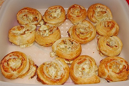 Bl&auml;tterteig - Schinken - K&auml;se - Stangen 75