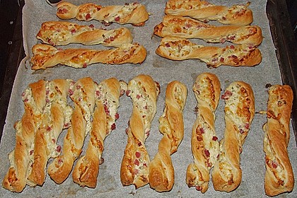 Bl&auml;tterteig - Schinken - K&auml;se - Stangen 76