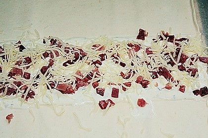 Bl&auml;tterteig - Schinken - K&auml;se - Stangen 77