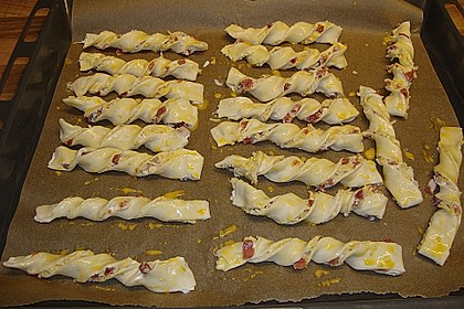 Bl&auml;tterteig - Schinken - K&auml;se - Stangen 84
