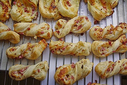 Bl&auml;tterteig - Schinken - K&auml;se - Stangen 93