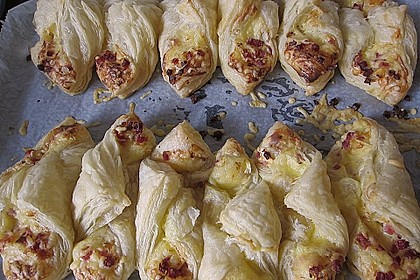 Bl&auml;tterteig - Schinken - K&auml;se - Stangen 95