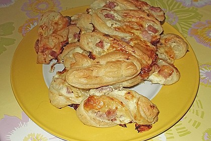 Bl&auml;tterteig - Schinken - K&auml;se - Stangen 97