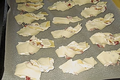 Bl&auml;tterteig - Schinken - K&auml;se - Stangen 99