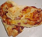 Bl&auml;tterteig - Schinken - K&auml;se - Stangen (Bild)