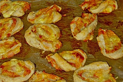 Bl&auml;tterteig - Schinken - K&auml;se - Stangen 103