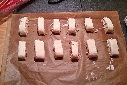 Bl&auml;tterteig - Schinken - K&auml;se - Stangen 114