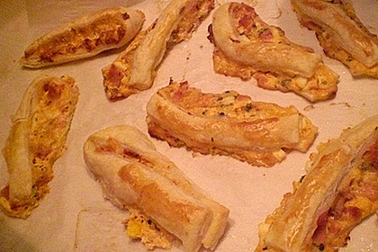 Bl&auml;tterteig - Schinken - K&auml;se - Stangen 116