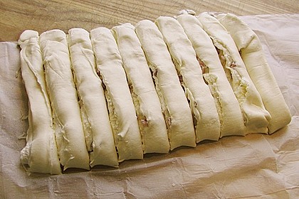 Bl&auml;tterteig - Schinken - K&auml;se - Stangen 3
