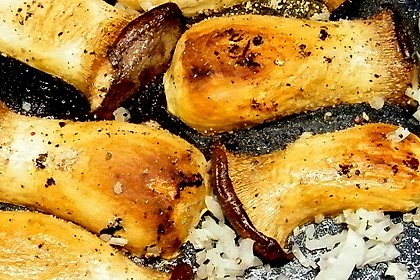 Skreifilet auf M&ouml;hren - Sellerie - Julienne mit Kr&auml;uterseitlingen 4