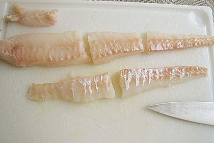 Skreifilet auf M&ouml;hren - Sellerie - Julienne mit Kr&auml;uterseitlingen 1
