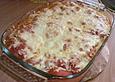 Fischst&auml;bchen - Auflauf mit Tomatensauce