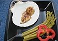 Gebratene Jakobsmuscheln mit Butter - Sojasauce