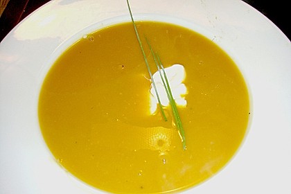 Kürbissuppe mit Maroni 2