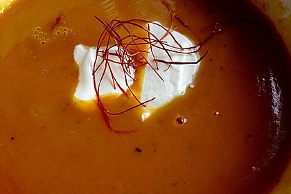Kürbissuppe mit Maroni 1