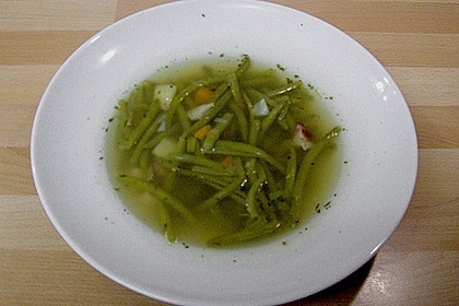 Leckere gr&uuml;ne Bohnensuppe 1