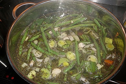 Leckere gr&uuml;ne Bohnensuppe 3